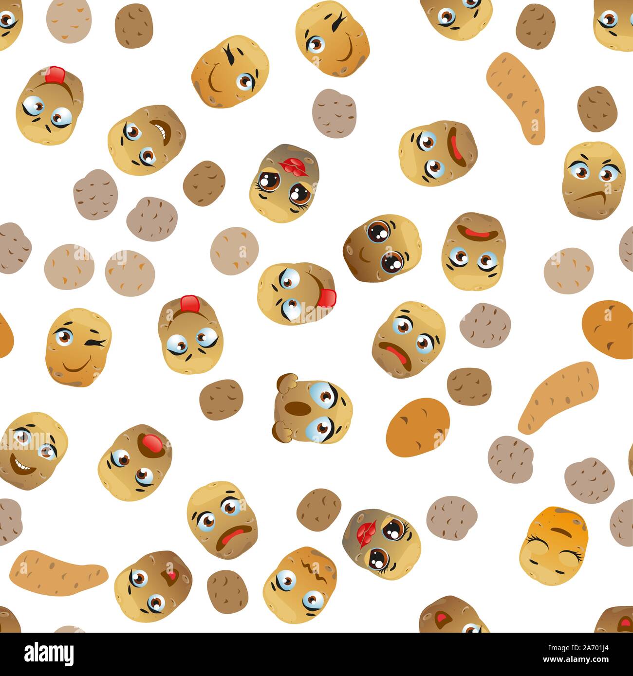 food, aliment, comic, face, eyes, crown, potatoes, cartoon, potato, potatoe  Stock Photo - Alamy