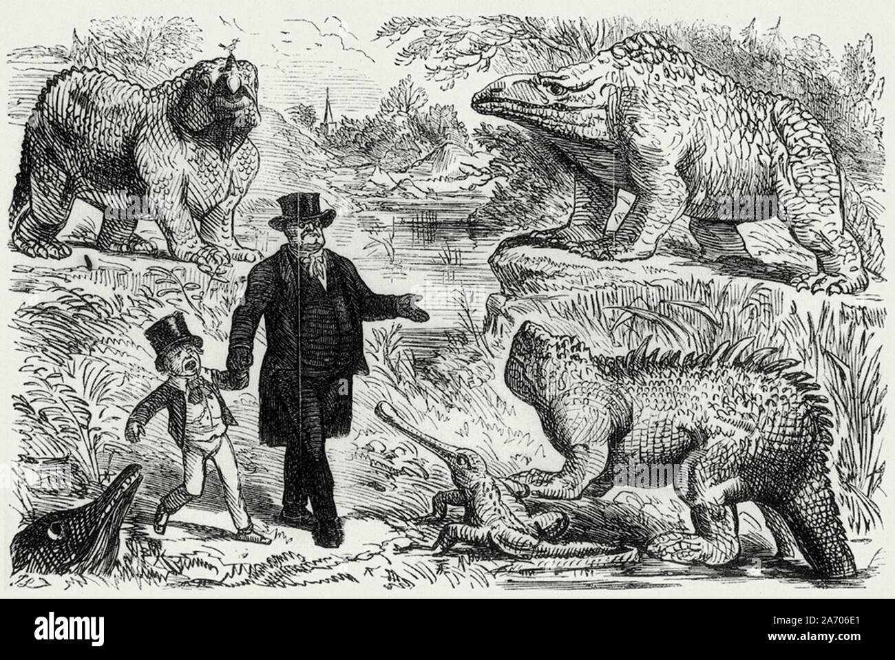 Extinct Animals Drawing High Resolution Stock Photography And Images Alamy