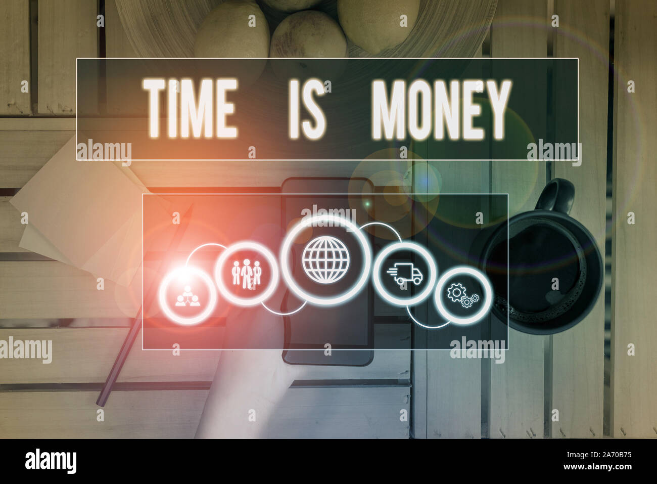 Handwriting text writing Time Is Money. Conceptual photo time is a ...