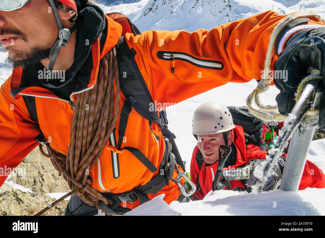 Female high mountain region hi-res stock photography and images - Alamy
