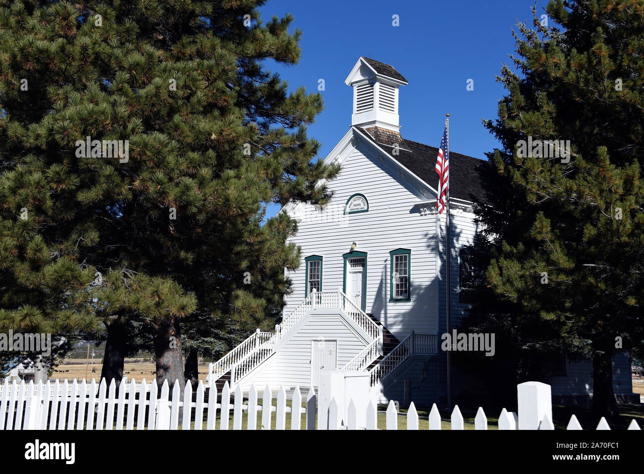 Historical Pine Valley Chapel Stock Photo Alamy