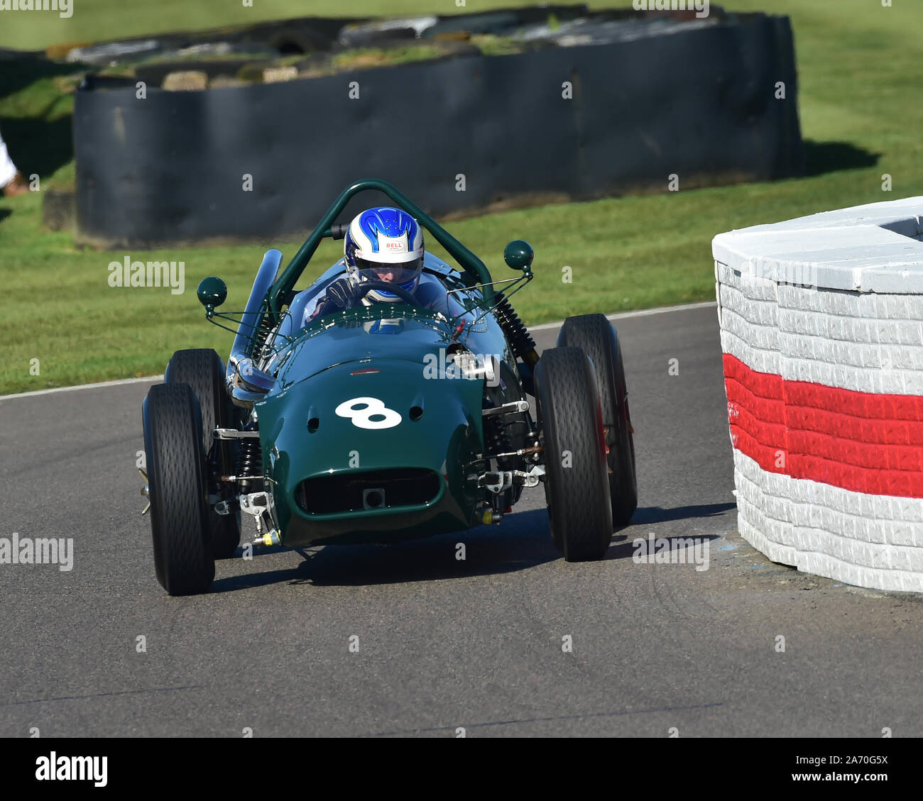 Malcolm Cook, Connaught C Type, Richmond and Gordon Trophies, 2½ Litre Grand Prix cars, 1954 to 1960, Goodwood Revival 2019, September 2019, automobil Stock Photo