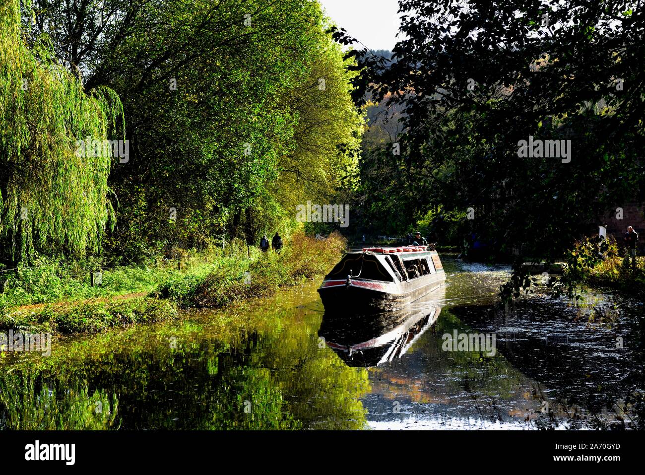 Cromford Canal,Derbyshire,England,UK Stock Photo