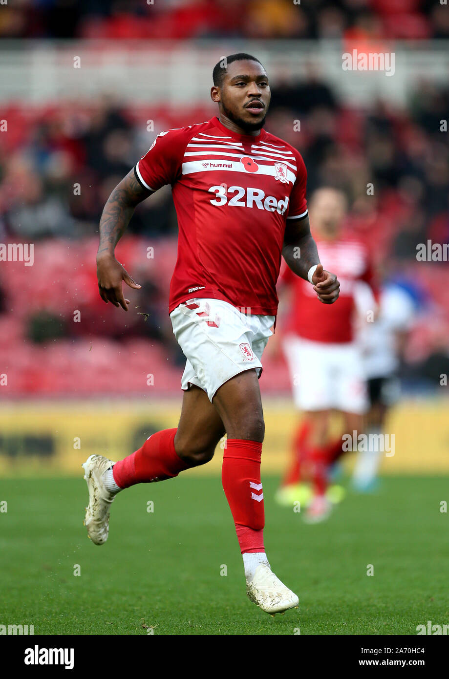 Middlesbrough S Britt Assombalonga Stock Photo Alamy