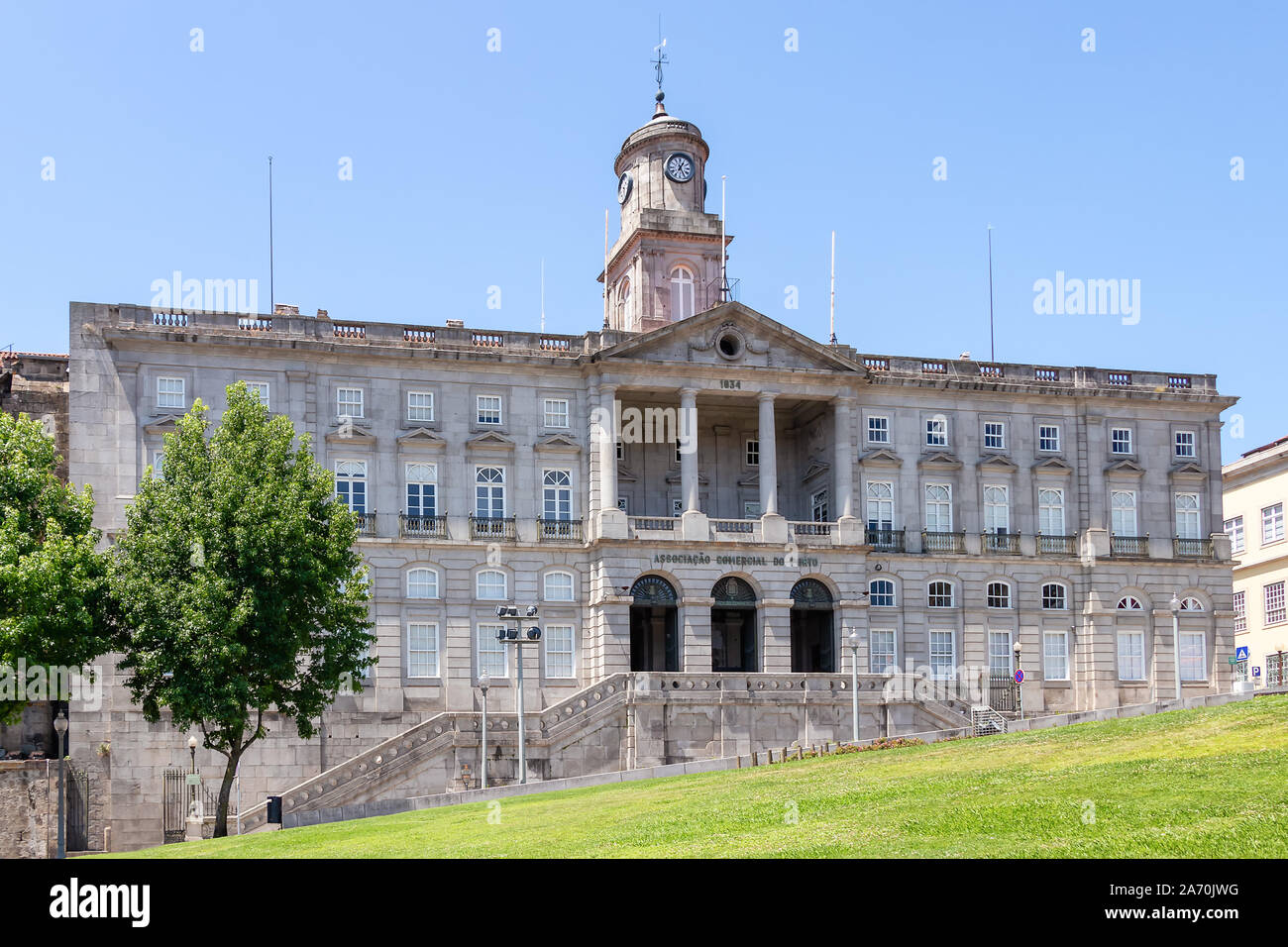 Stock Exchange Palace (Palacio da Bolsa) in Porto, Portugal Stock Photo