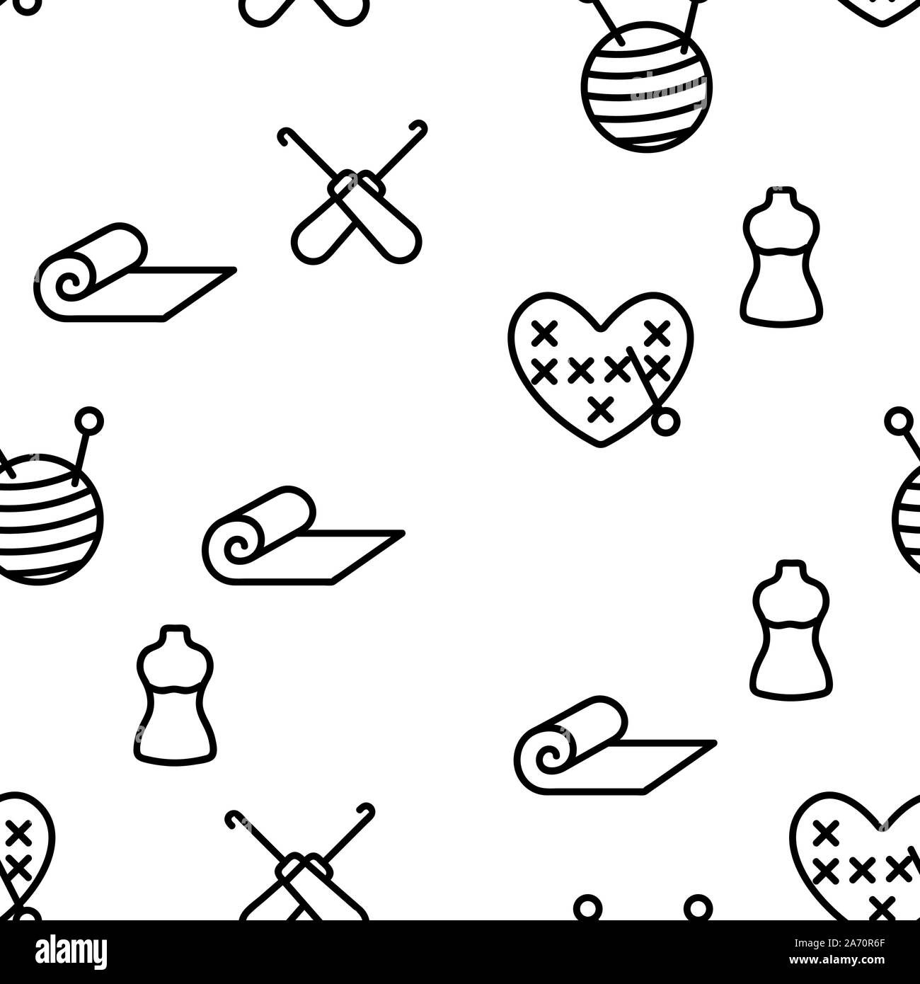 Spool thread texture seamless pattern Black and White Stock Photos ...
