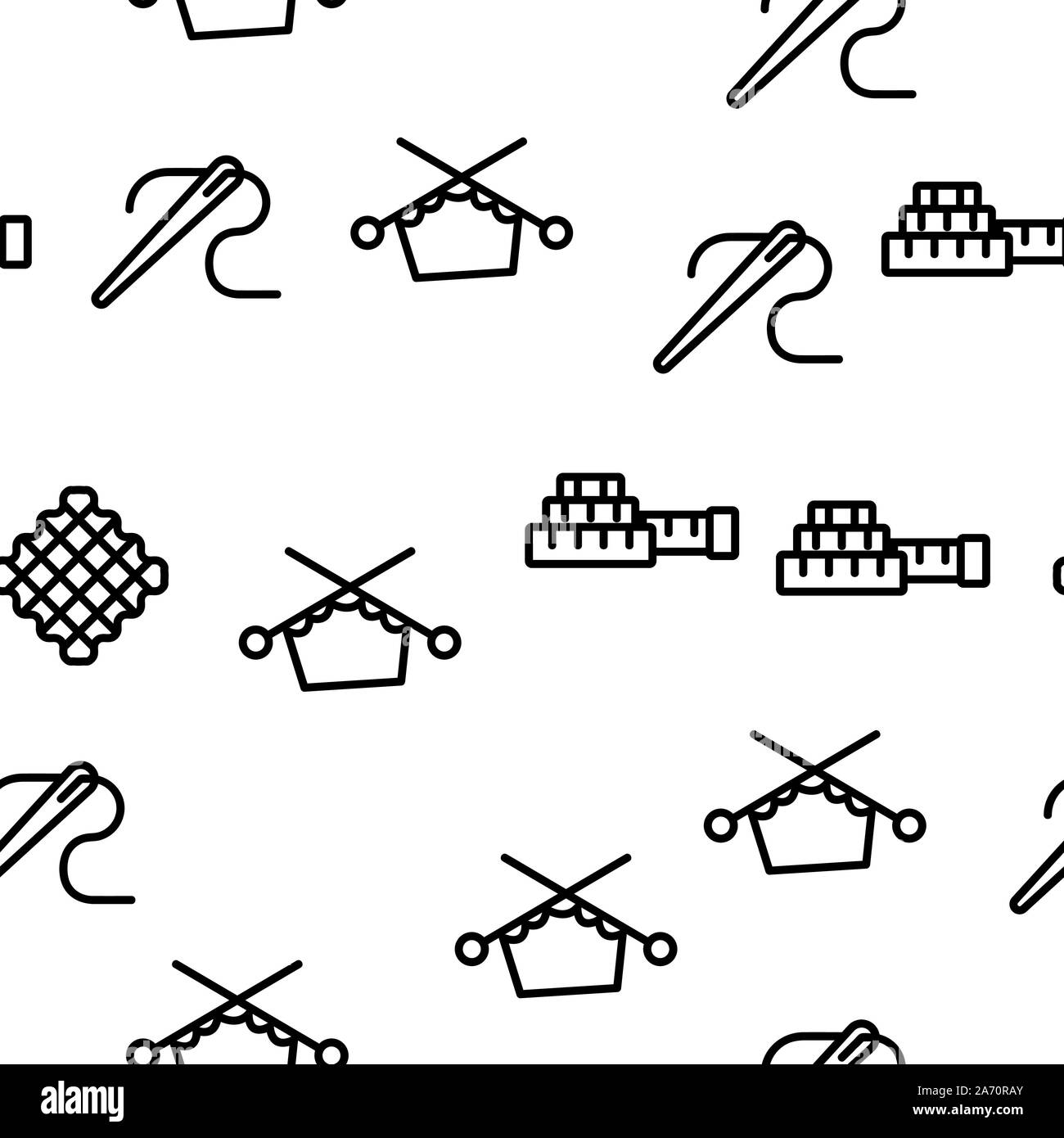 Seamless sewing button pattern Black and White Stock Photos & Images ...
