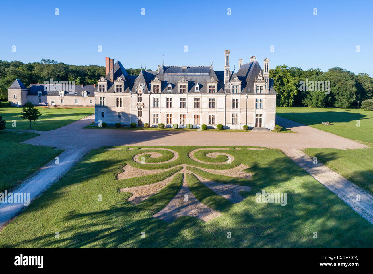 France Loir Et Cher Loire Valley Listed As World Heritage By Unesco Cellettes Chateau De Beauregard Park And Gardens South West Facade Of The Ca Stock Photo 331318530 Alamy