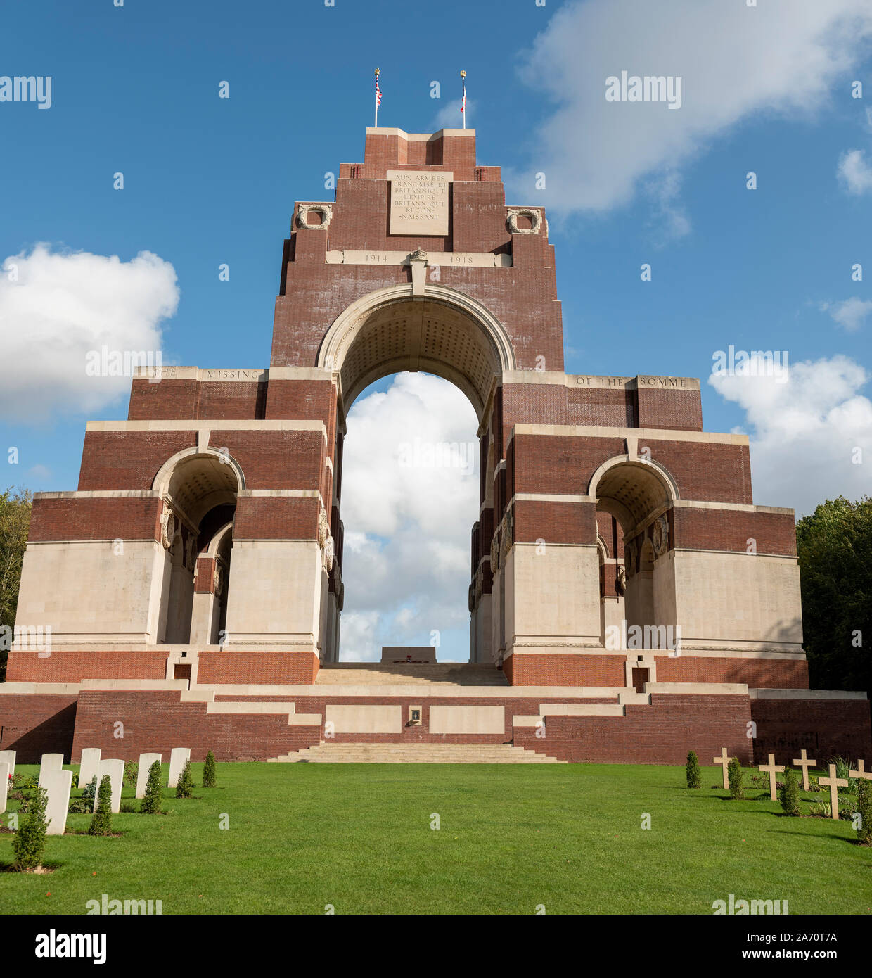 Thiepval,Somme department, northern France. Stock Photo