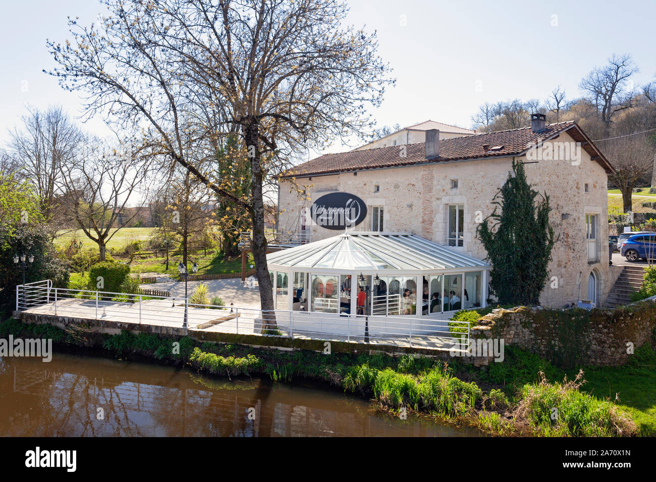 Europe, France, NouvelleAquitaine, La Rochefoucauld, La Tardoire River