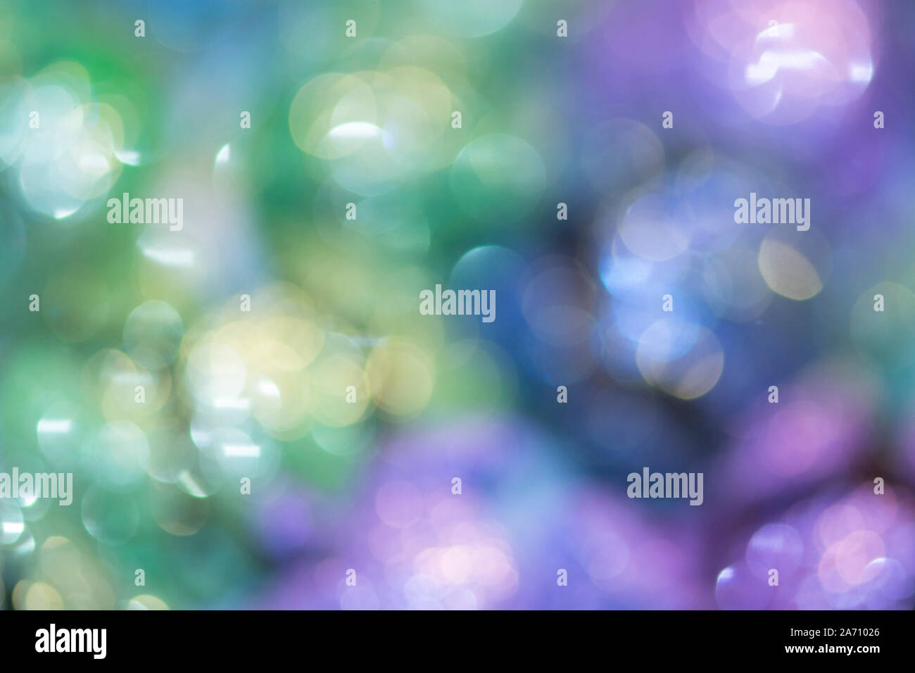 Abstract background of blurry unfocus lights Stock Photo