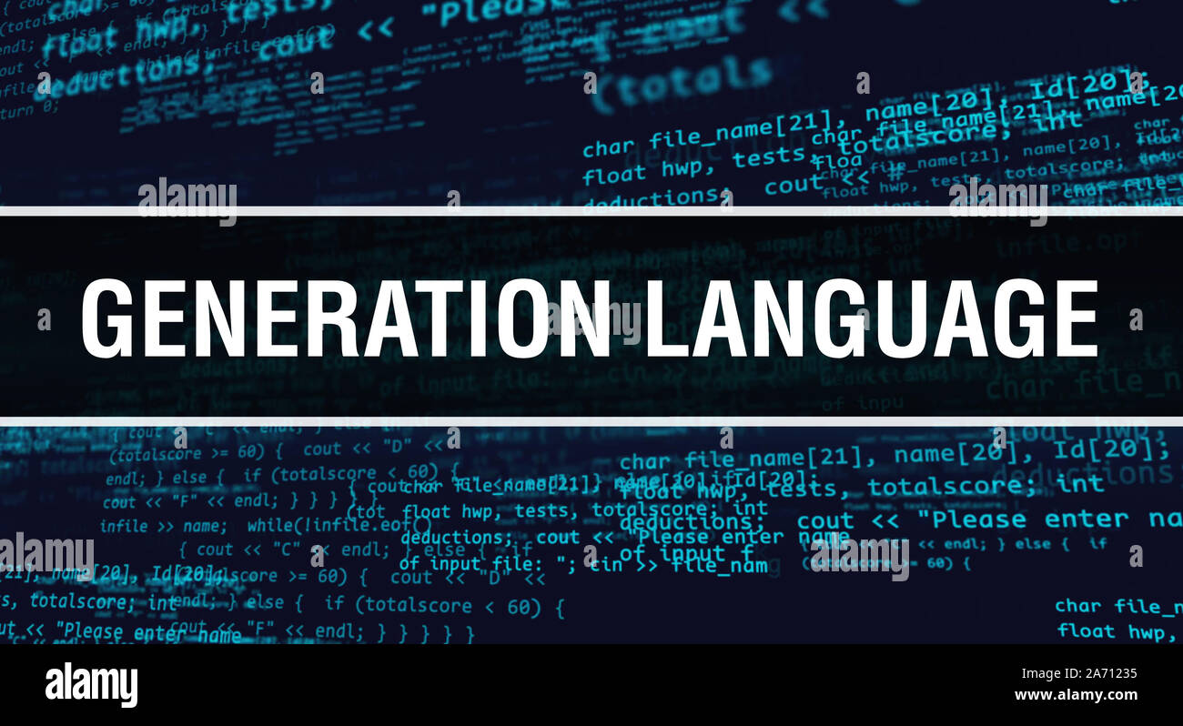 Generation language concept with Random Parts of Program Code ...