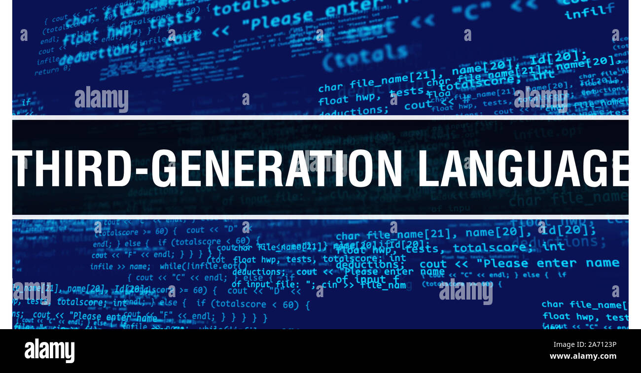 Third generation programming language text hi-res stock photography and ...