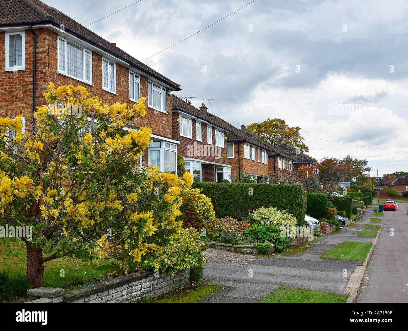 Detatched houses in Princes Risborough, Buckinghamshire, UK. Chilterns