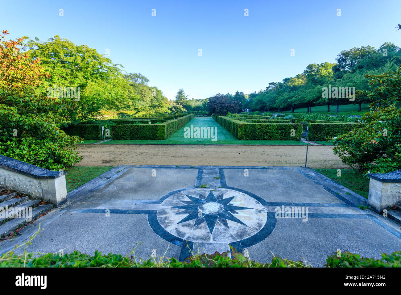 France Loir Et Cher Loire Valley Listed As World Heritage By Unesco Cellettes Chateau De Beauregard Park And Gardens The Jardin Des Portraits C Stock Photo Alamy