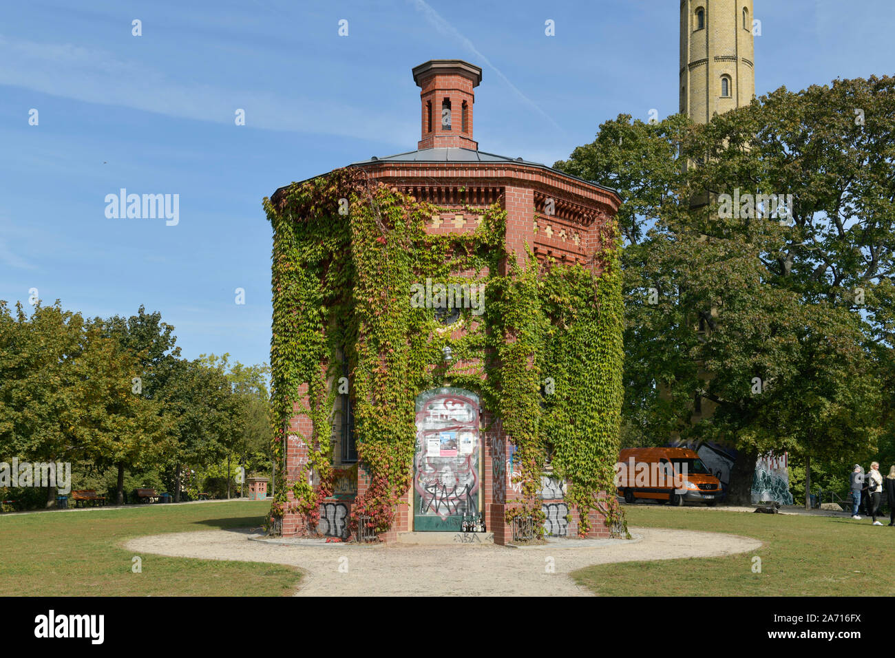 Kleiner Wasserspeicher, Steigrohrturm, Wasserturmplatz, Knaackstrasse, Prenzlauer  Berg, Pankow, Berlin, Deutschland Stock Photo - Alamy