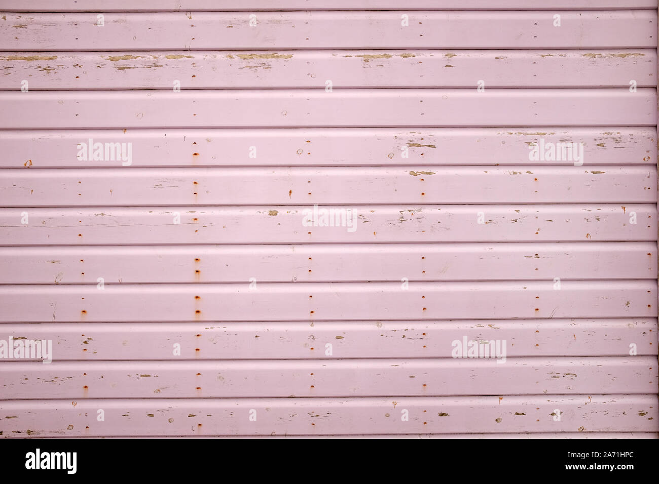 October 2019 Beach huts on the sea front at Weston super Mare, UK