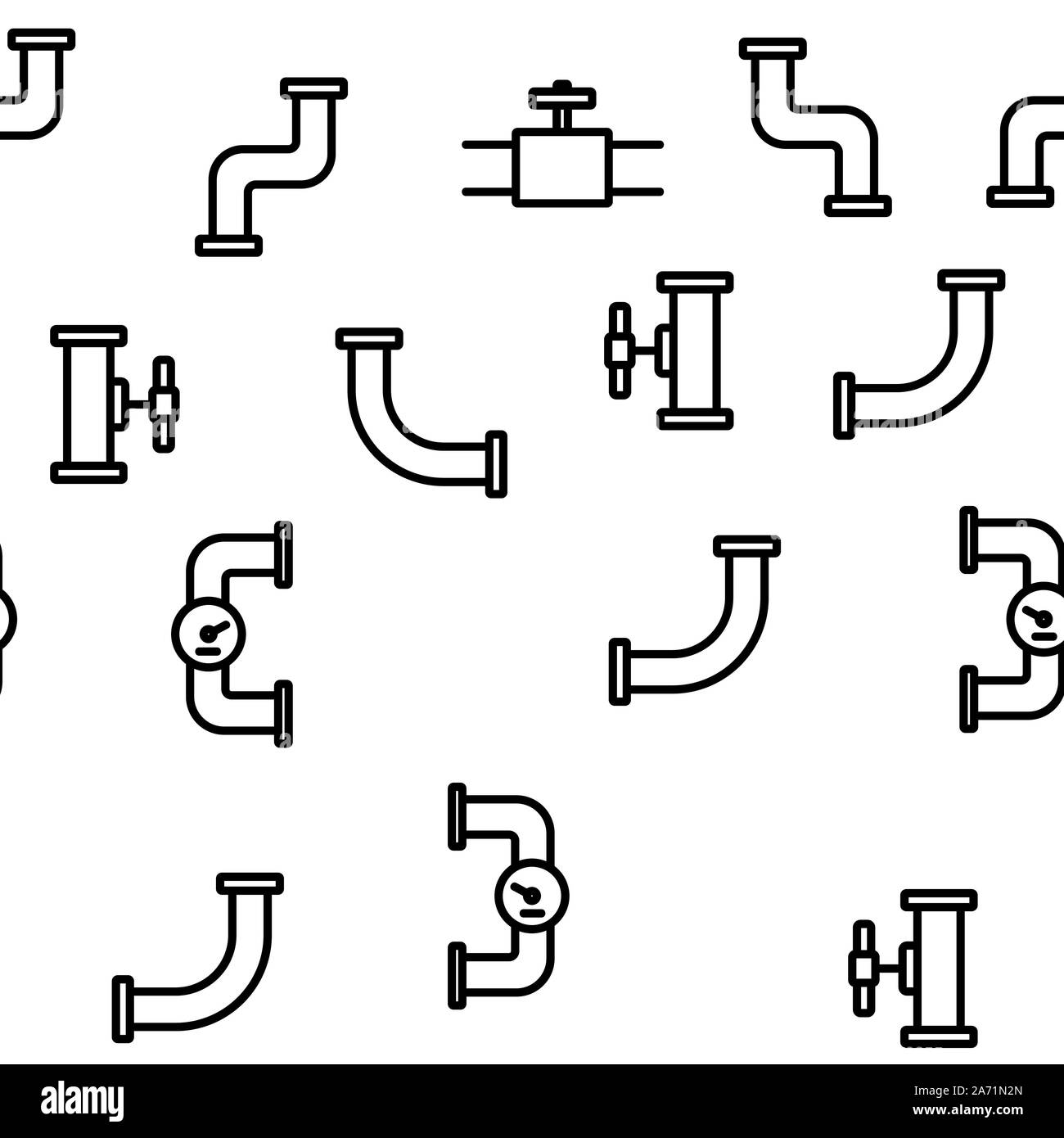 Pipeline Vector Seamless Pattern Stock Vector Image & Art - Alamy