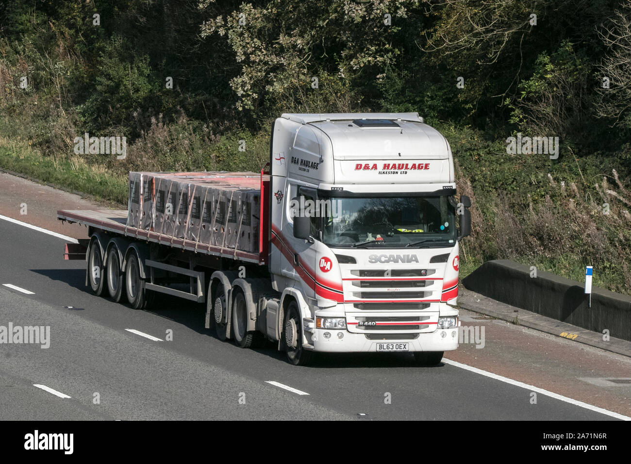 D A Haulage Scania Truck Commercial Transport On The M6 At Lancaster Uk Stock Photo Alamy D A Haulage Scania Truck Commercial Transport On The M6 At Lancaster Uk Stock Photo Alamy