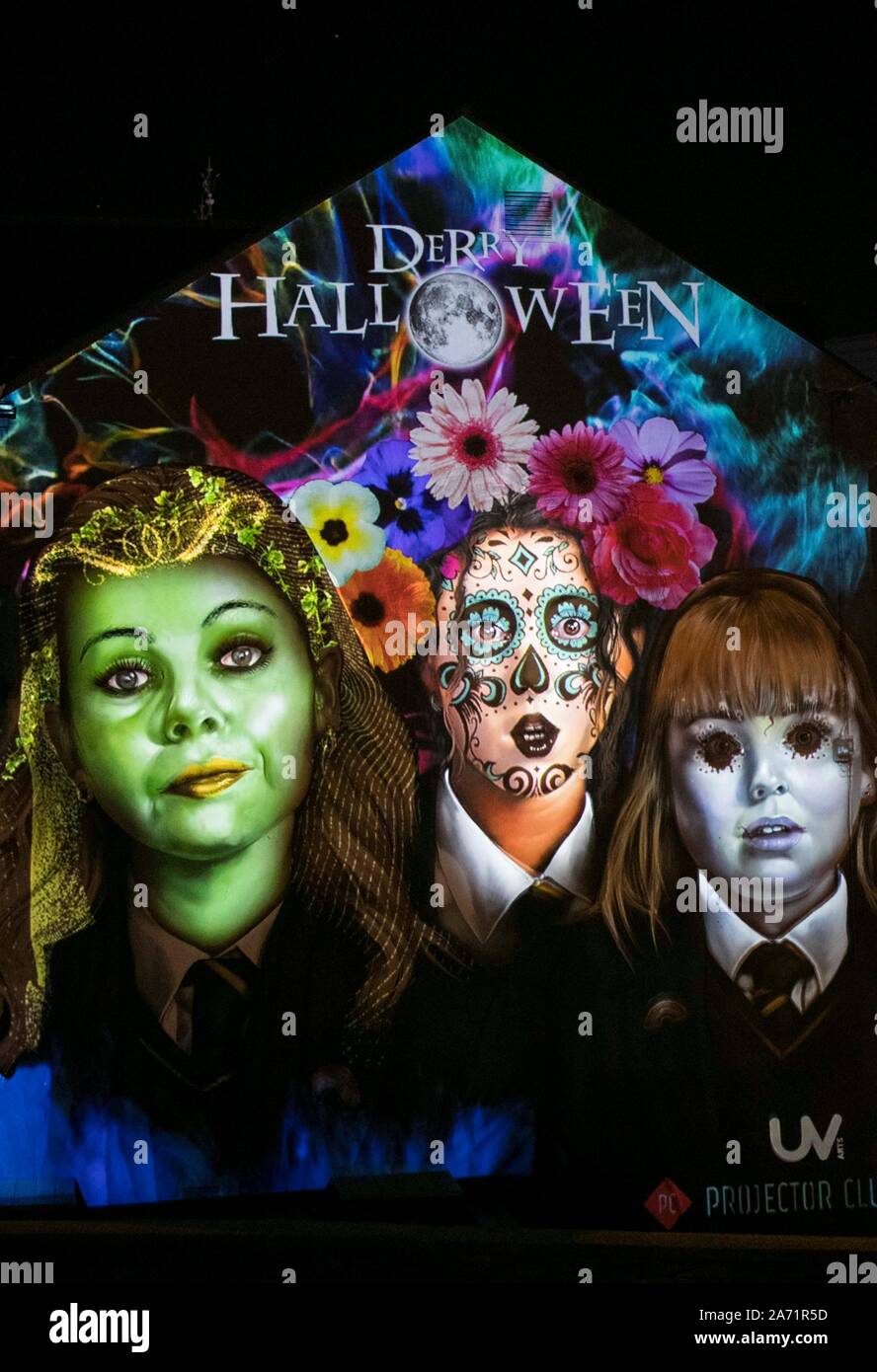 Derry Girls Halloween Stock Photo