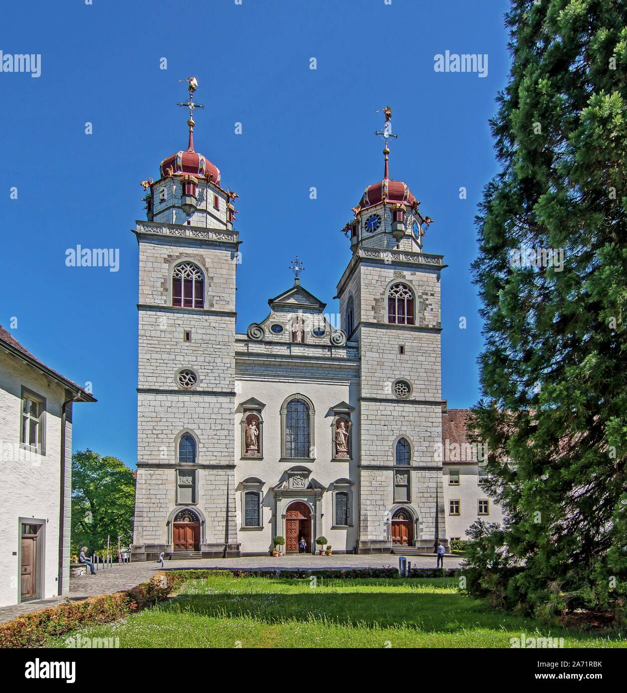 St. Maria Monastery Church, Rheinau, Canton of Zurich, Switzerland