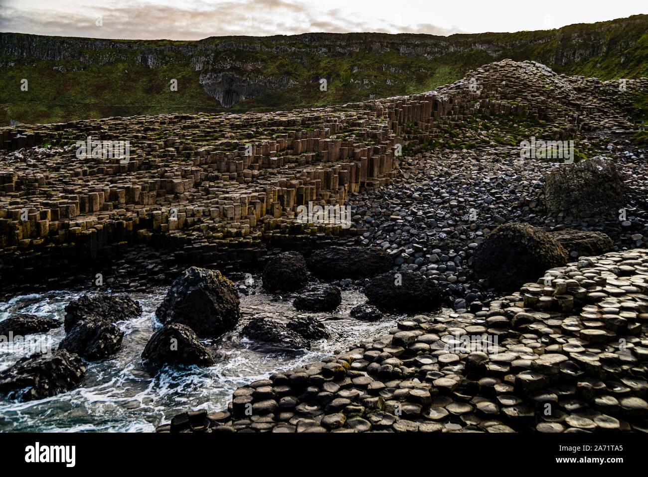 Giant's Causeway in Bushmills, Northern Ireland Stock Photo
