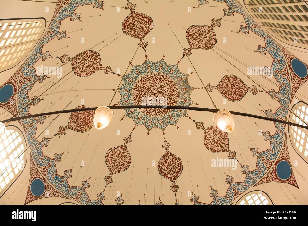 The ceiling of the Tomb of Sultan Mustafa I and Sultan Ibrahim in the