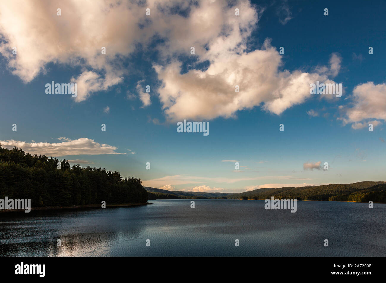 Saville Dam Barkhamsted Reservoir Barkhamsted, Connecticut, USA Stock