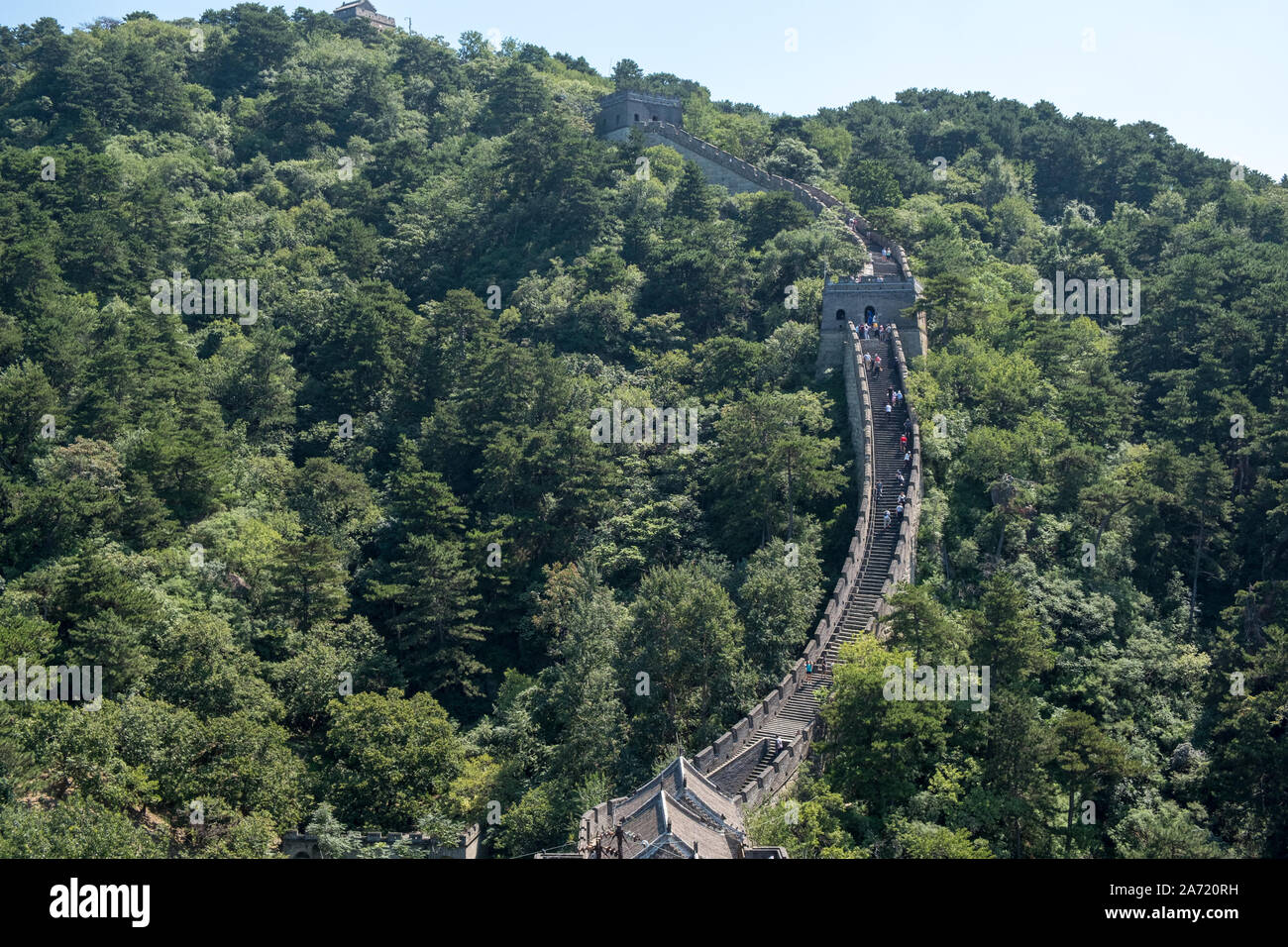 Pictures from the Great Wall of China Stock Photo