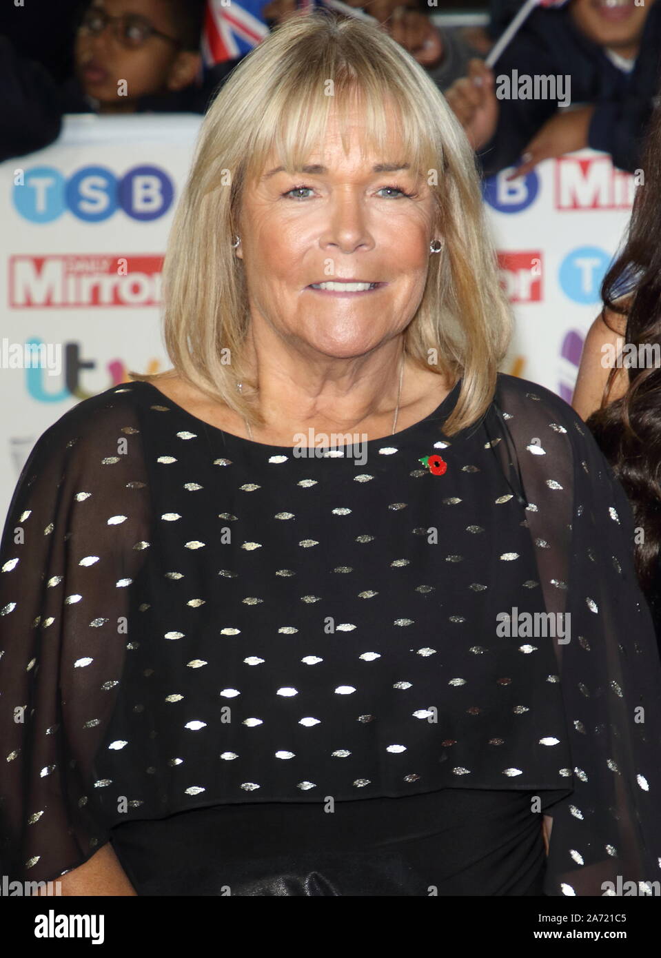 Linda Robson on the red carpet at The Daily Mirror Pride of Britain Awards, in partnership with TSB, at the Grosvenor House Hotel, Park Lane. Stock Photo