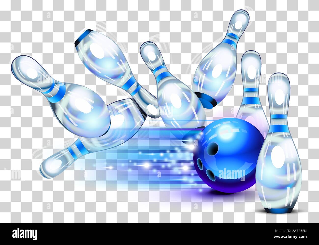 Ball crashing bowling pins hires stock photography and images Alamy