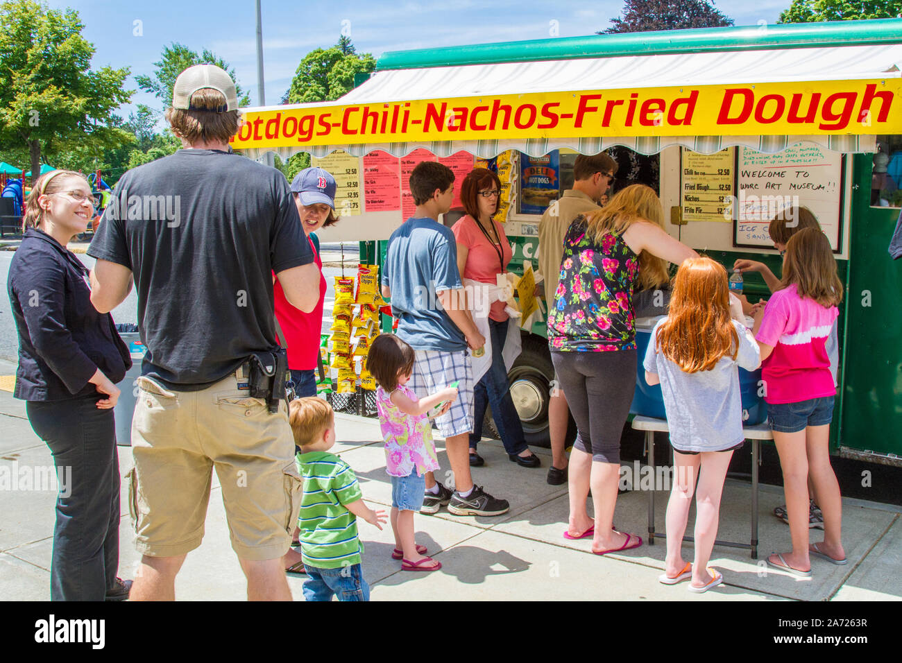 The Dog Father Food Truck in Worcester, MA Stock Photo Alamy
