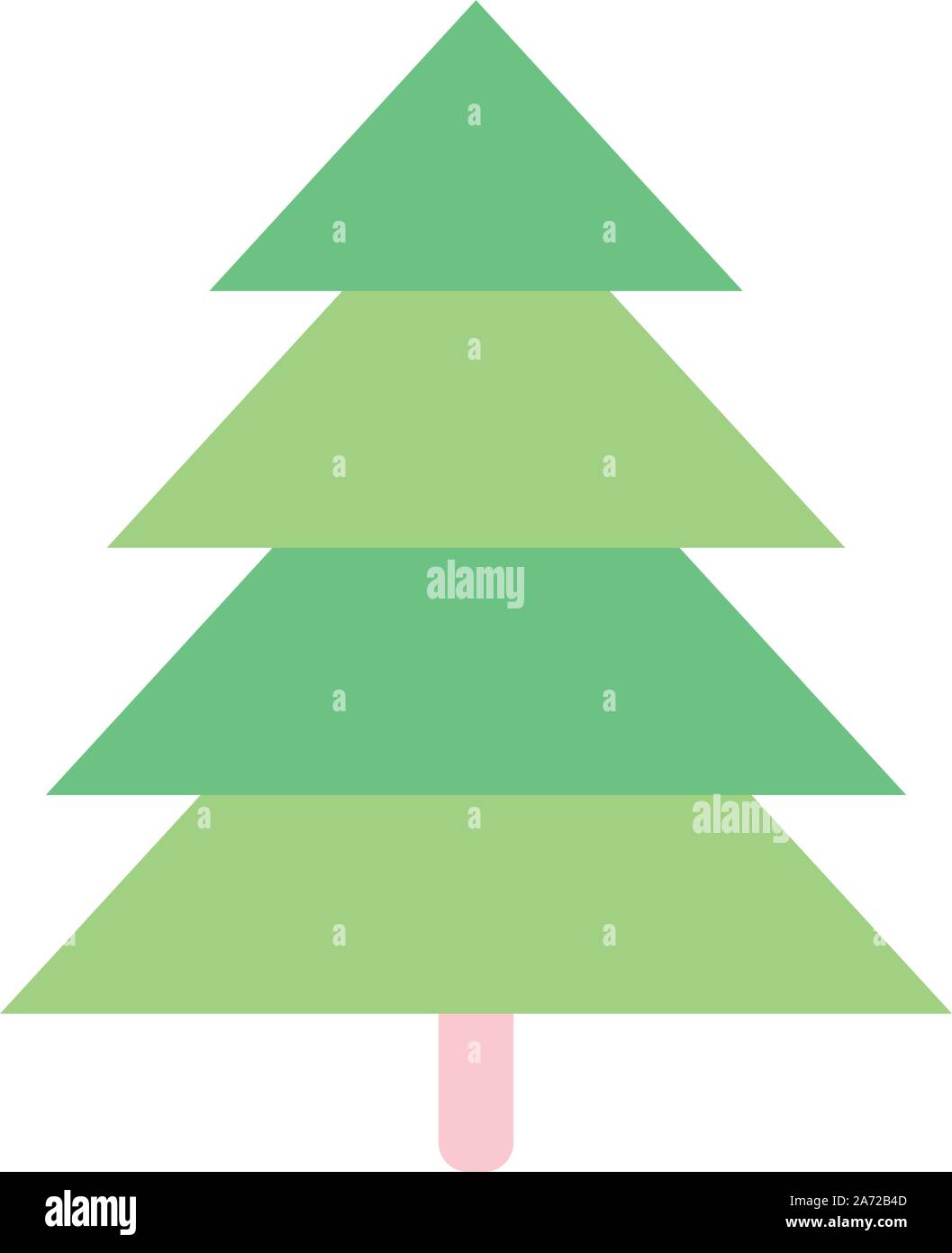 pine tree forest foliage natural icon vector illustration Stock Vector ...