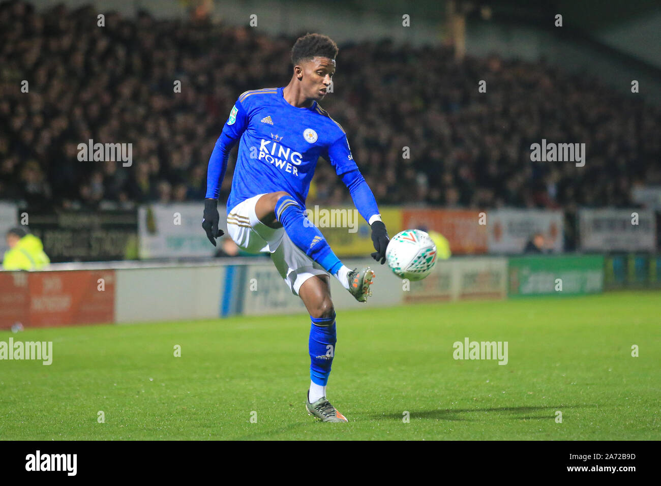 Burton Upon Trent, UK. 29th Oct, 2019. Demarai Gray of Leicester City (7) during the EFL Carabao Cup round of 16 match between Burton Albion and Leicester City at the Pirelli Stadium, Burton upon Trent, England. Photo by Mick Haynes. Editorial use only, license required for commercial use. No use in betting, games or a single club/league/player publications. Credit: UK Sports Pics Ltd/Alamy Live News Stock Photo