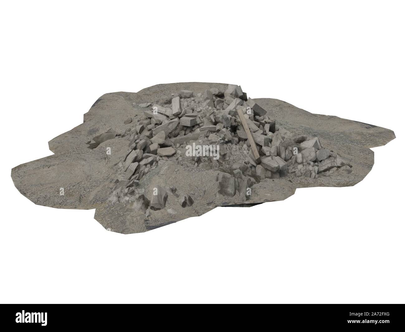Rock rubble texture Cut Out Stock Images & Pictures - Alamy