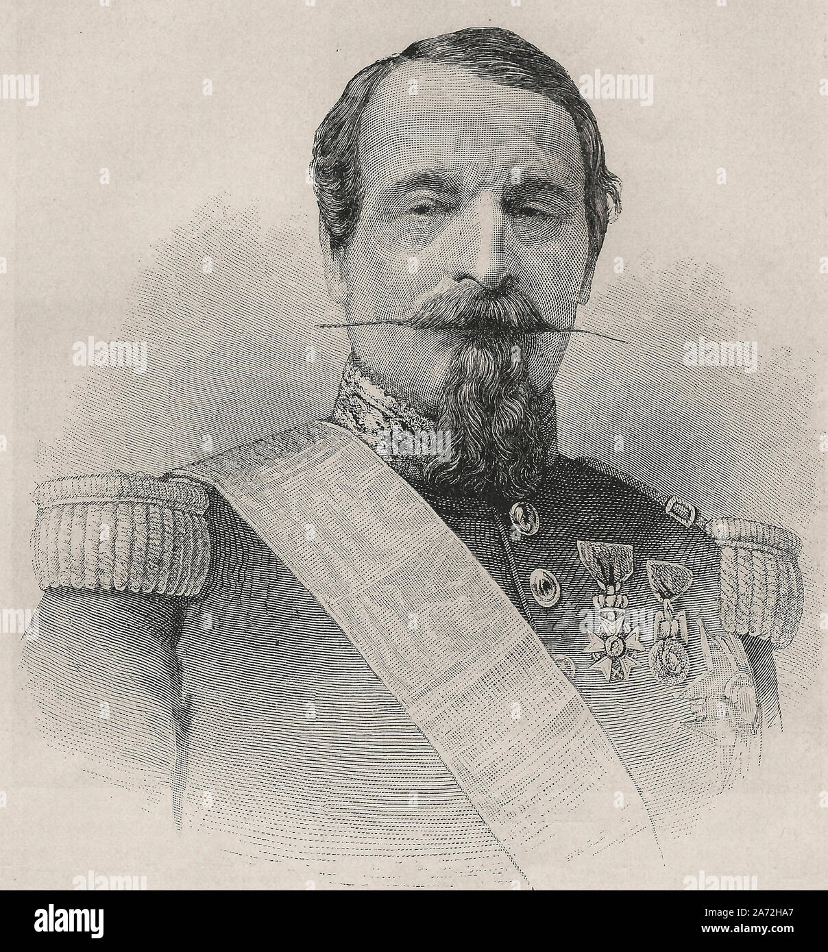 Emperor Napoleon III of France Stock Photo