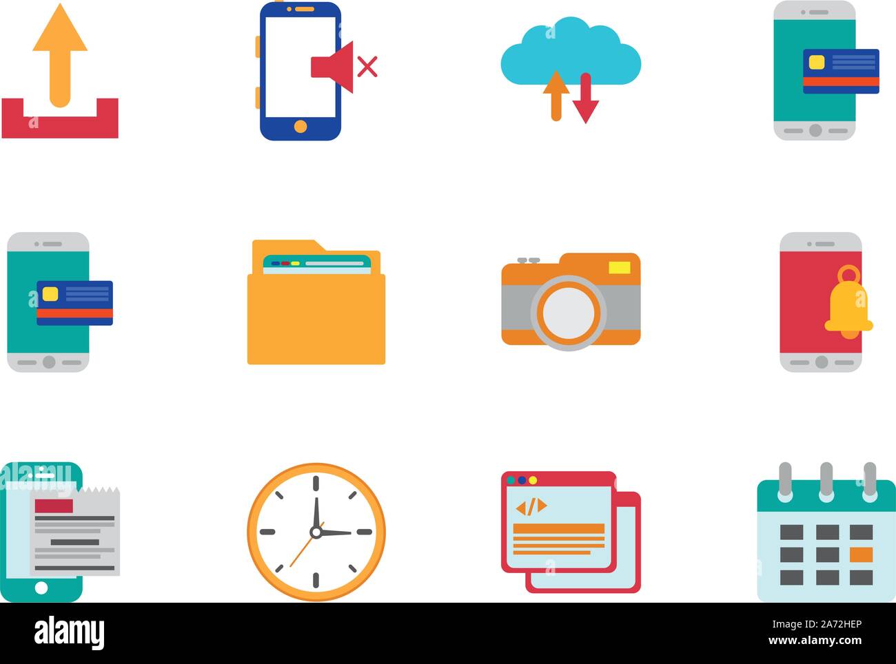 internet of things technology network icons set vector illustration ...