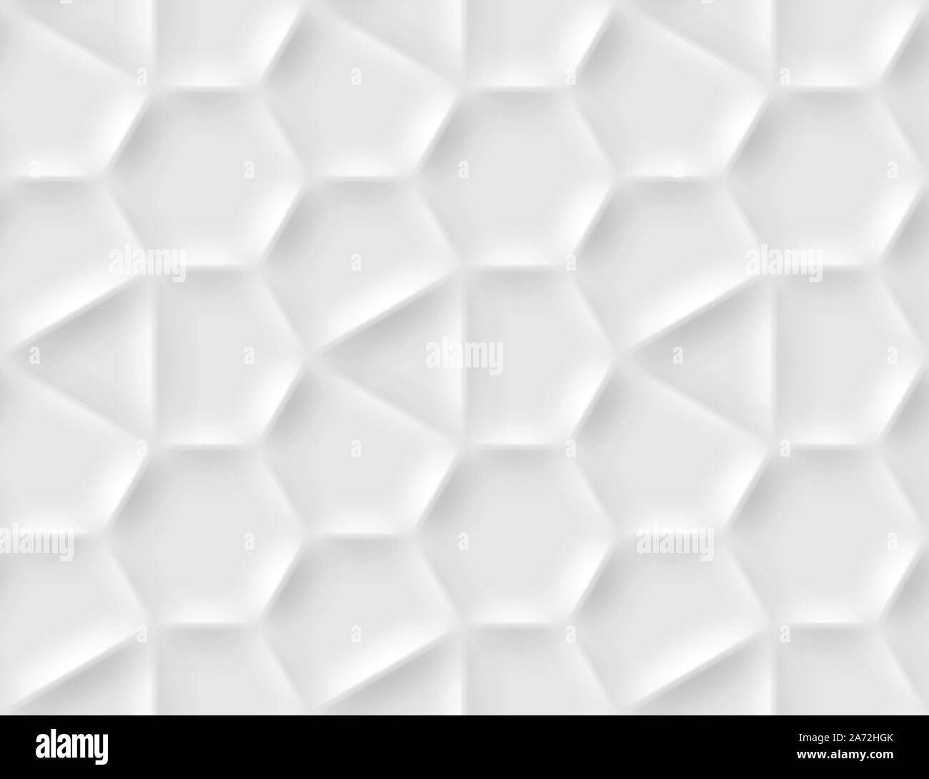 Seamless pattern with hexagonal cells made from shadows and lights in ...