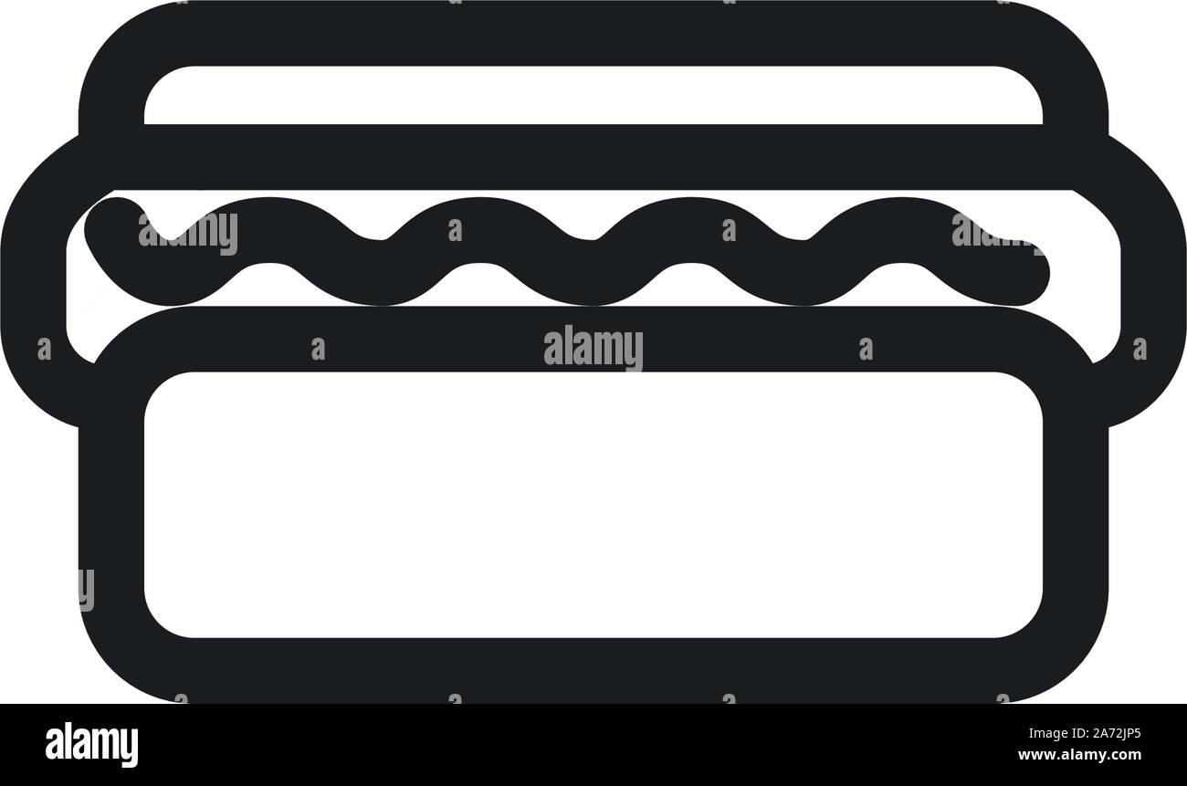 hot dog icon design, Eat food restaurant menu dinner lunch cooking and ...