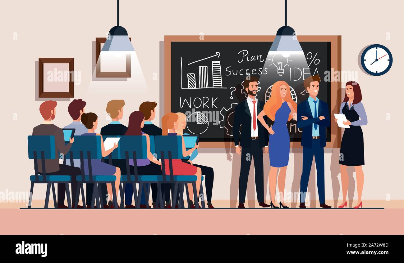 meeting brainstorm of business people Stock Vector Image & Art - Alamy