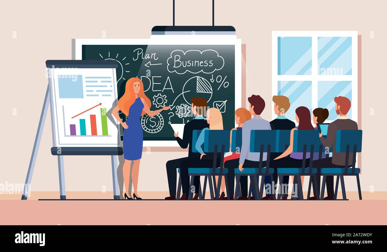 meeting brainstorm of business people Stock Vector Image & Art - Alamy