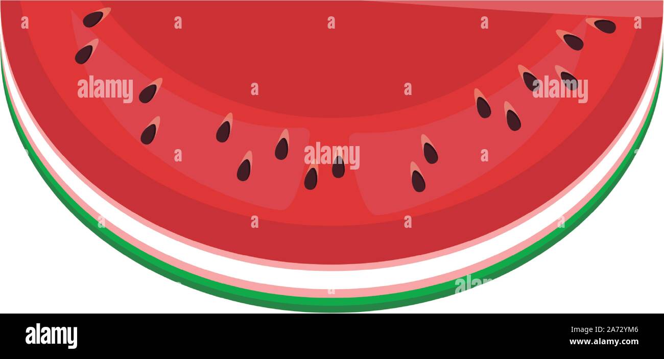 watermelon icon image, flat design Stock Vector Image & Art - Alamy