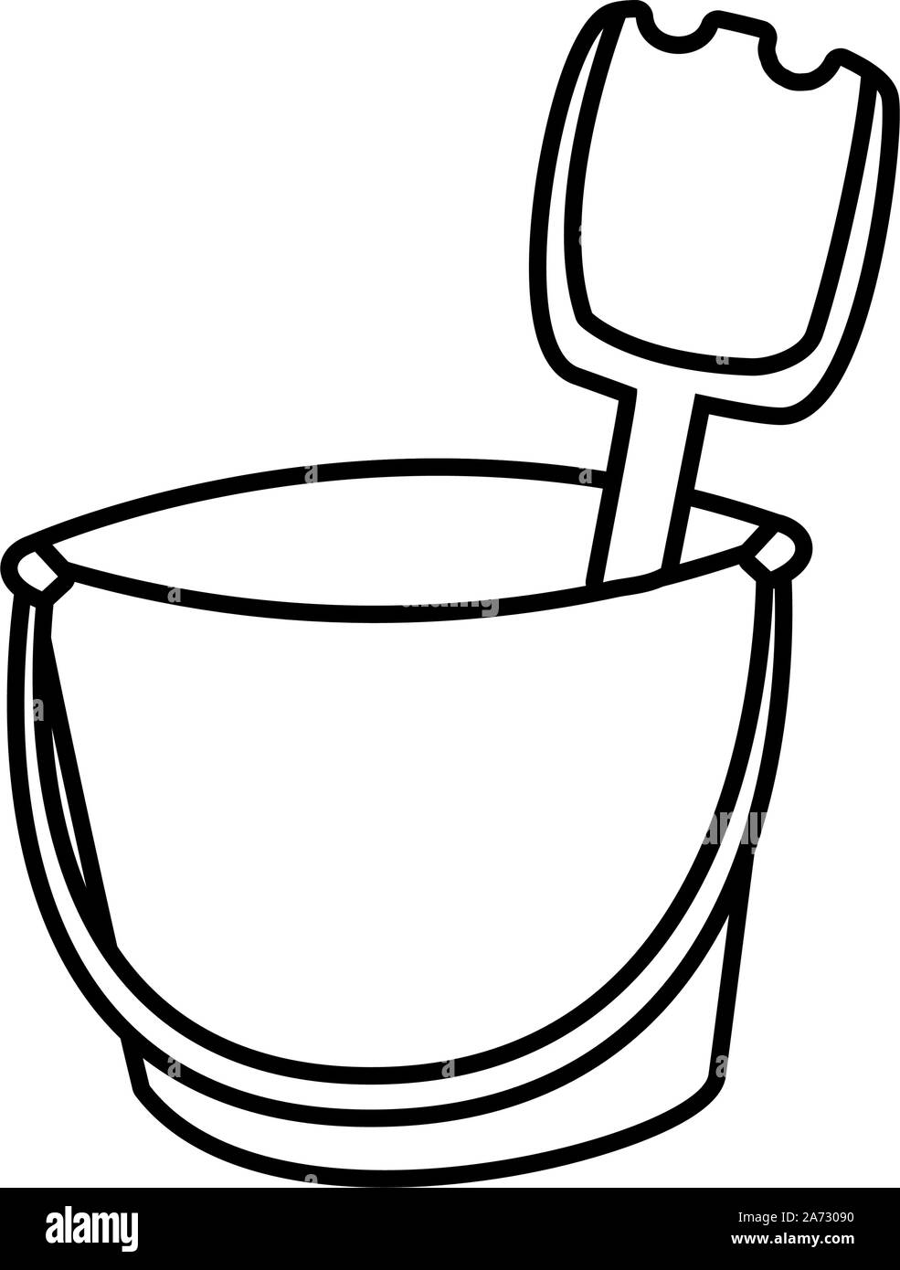 sand bucket design, Toy childhood play fun kid game gift and object