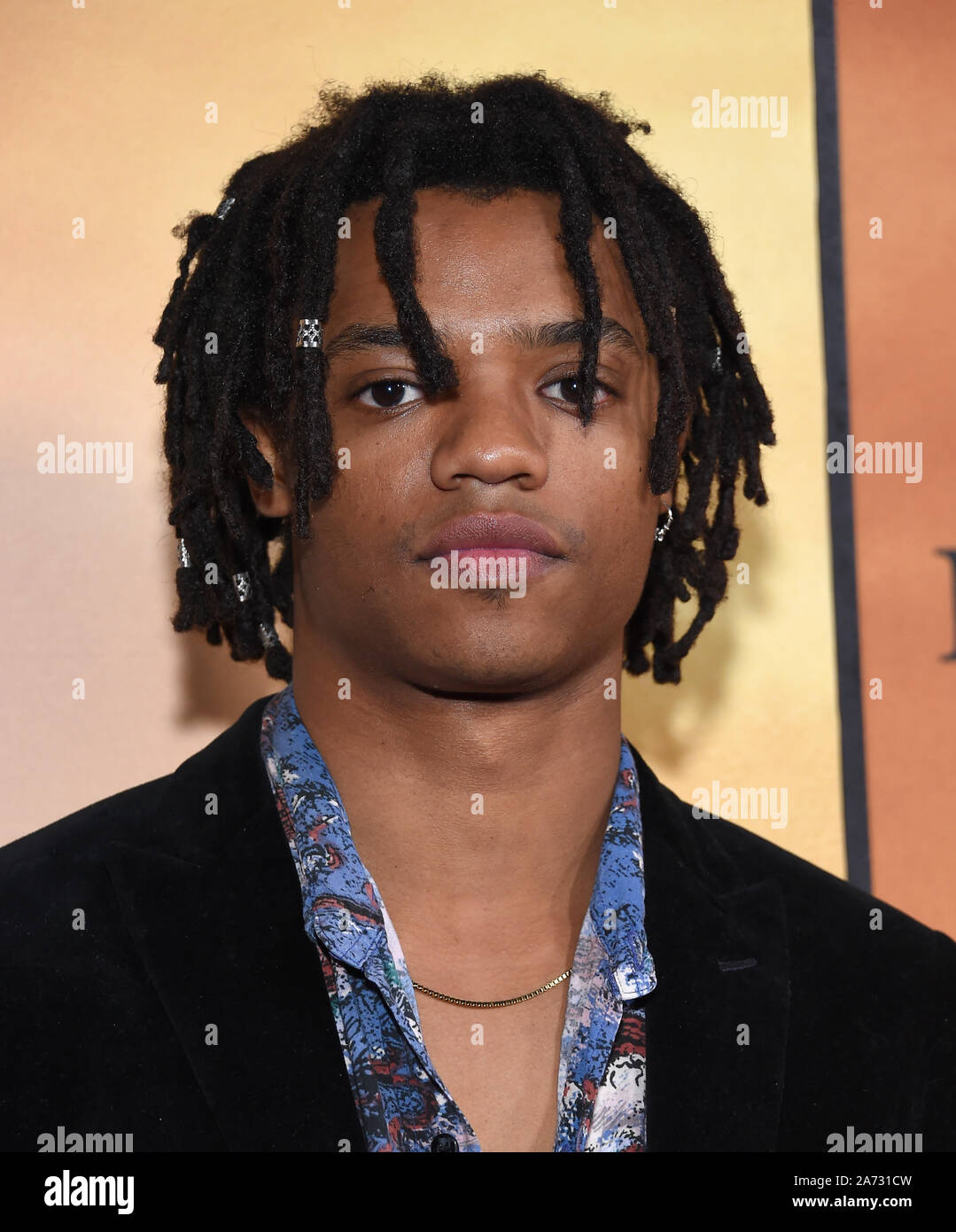 October 29, 2019, Los Angeles, California, USA: Henry Hunter Hall arrives for the premiere of the film â€˜Harriet at the Orpheum theater. (Credit Image: © Lisa O'Connor/ZUMA Wire) Stock Photo