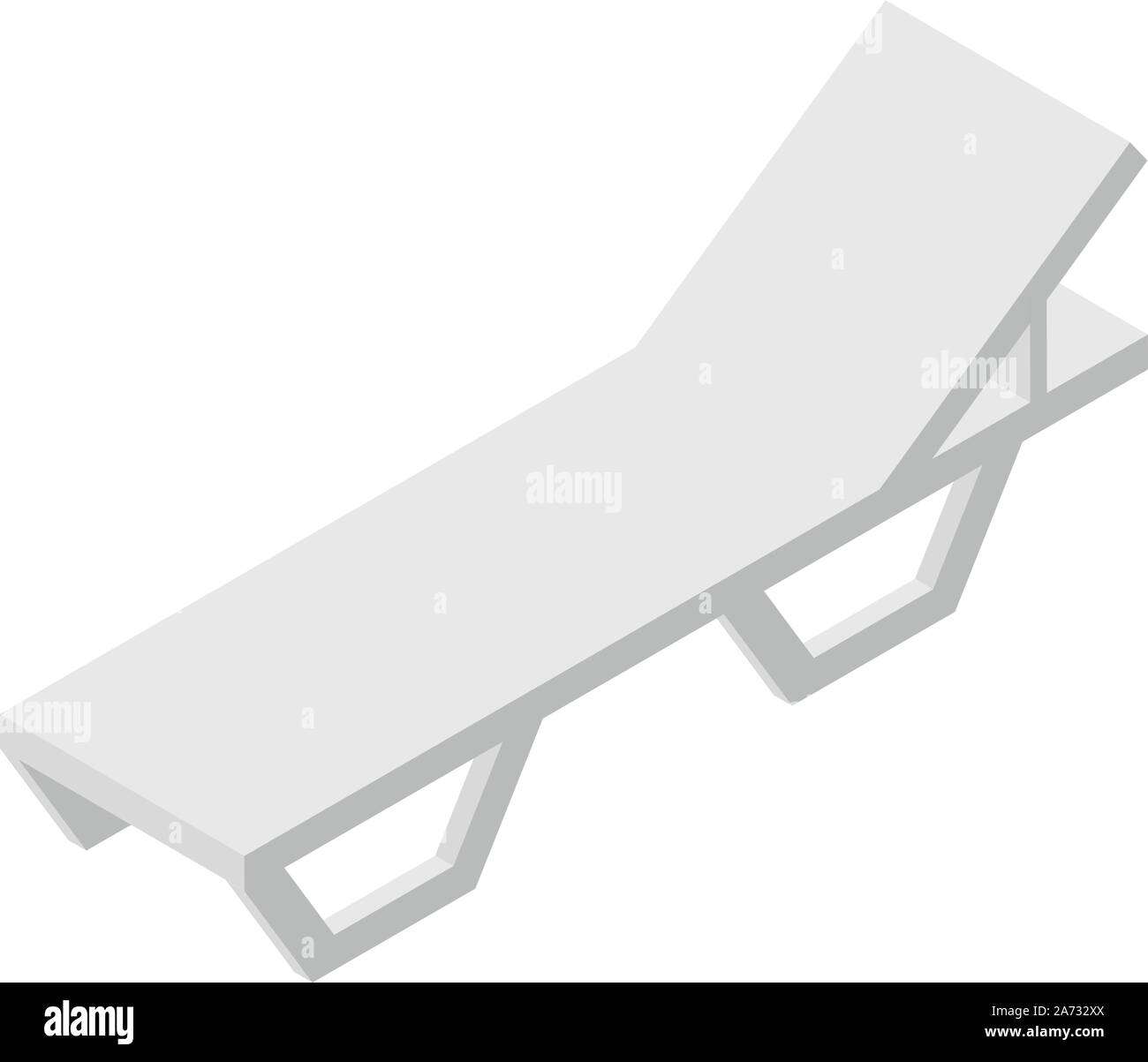 Beach chair icon, isometric style Stock Vector Image & Art - Alamy
