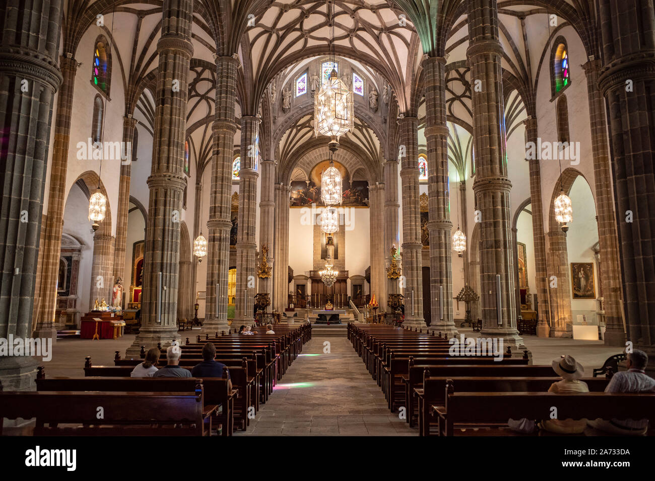 Santa Ana Cathedral Las Palmas Gran Canaria Spain Stock Photo