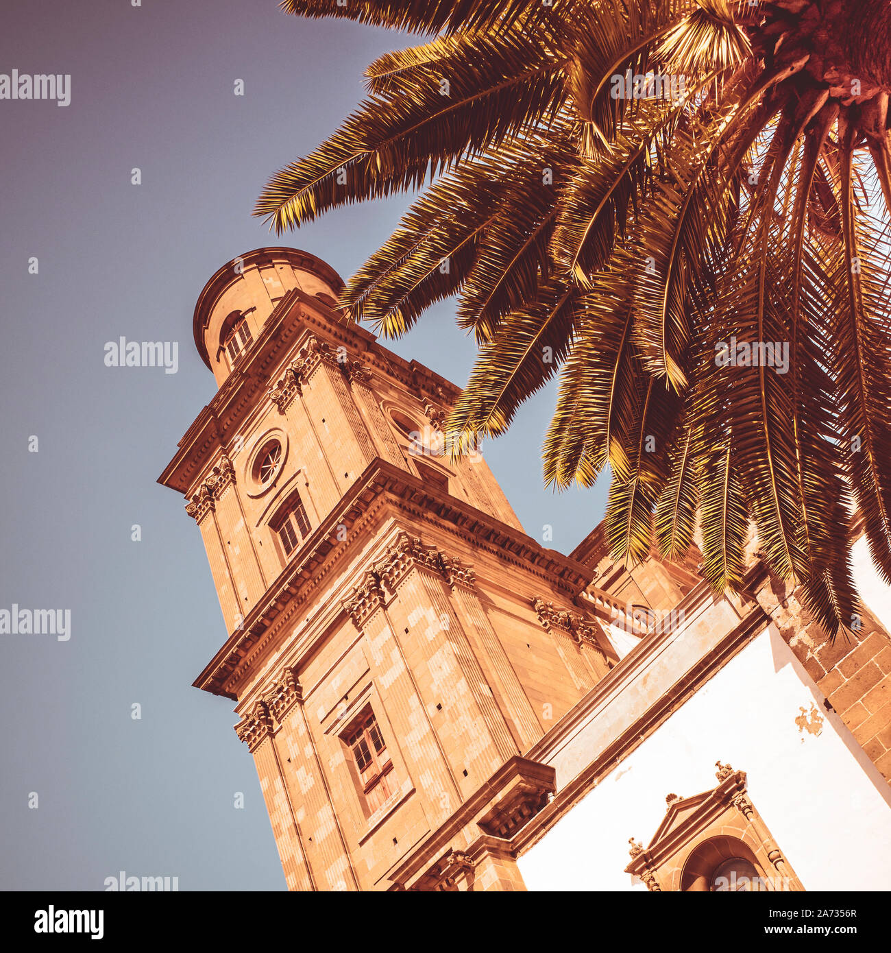 Santa Ana Cathedral Las Palmas Gran Canaria Spain Stock Photo