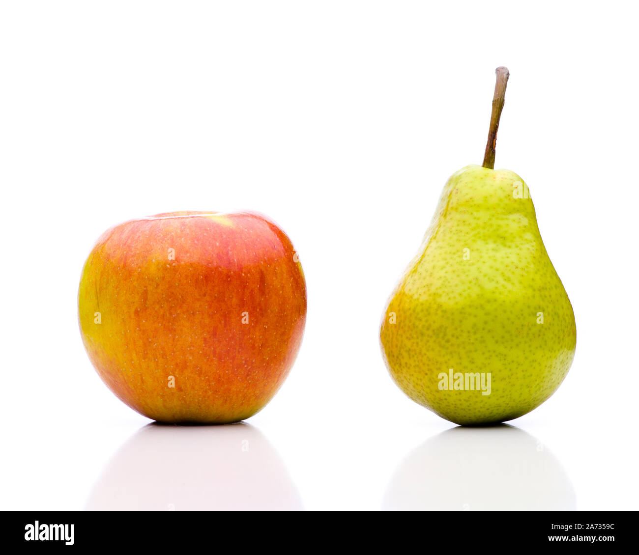 Comparing apples to oranges the juxtaposition Stock Photo Alamy