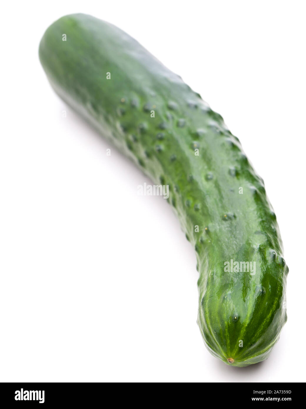 Cucumber isolated on white background Stock Photo