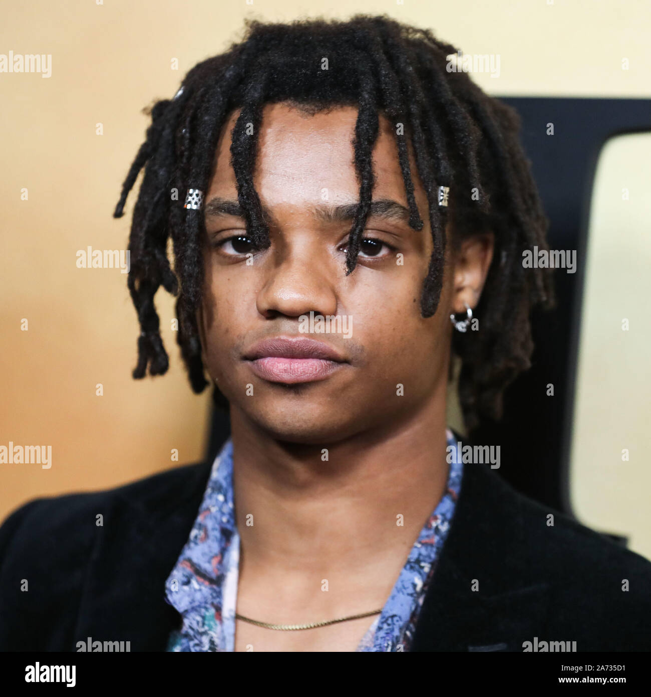 Los Angeles, United States. 29th Oct, 2019. LOS ANGELES, CALIFORNIA, USA - OCTOBER 29: Actor Henry Hunter Hall arrives at the Los Angeles Premiere Of Focus Features' 'Harriet' held at The Orpheum Theatre on October 29, 2019 in Los Angeles, California, United States. (Photo by Xavier Collin/Image Press Agency) Credit: Image Press Agency/Alamy Live News Stock Photo